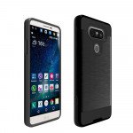 Wholesale LG V20 Iron Shield Hybrid Case (Black)